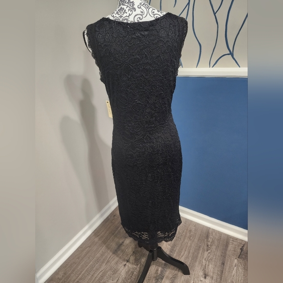 NWT Liberty Love Black Lace Bodycon Dress - Picture 4 of 12